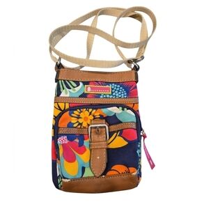 LILLY BLOOM FLORAL CROSSBODY PURSE.